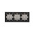 Panel dotykowy 3 moduły Simon 54 Touch DSTR3122/71 Kontakt-Simon srebrna mgła