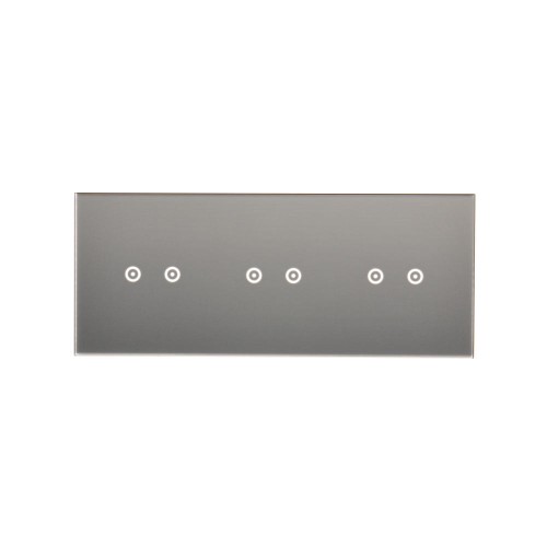 Panel dotykowy 3 moduły Simon 54 Touch DSTR3222/71 Kontakt-Simon srebrna mgła