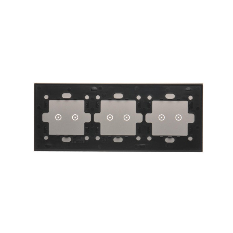 Panel dotykowy 3 moduły Simon 54 Touch DSTR3222/71 Kontakt-Simon srebrna mgła