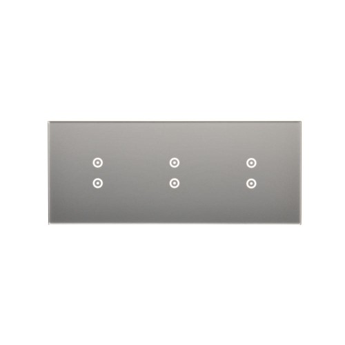 Panel dotykowy 3 moduły Simon 54 Touch DSTR3333/71 Kontakt-Simon srebrna mgła