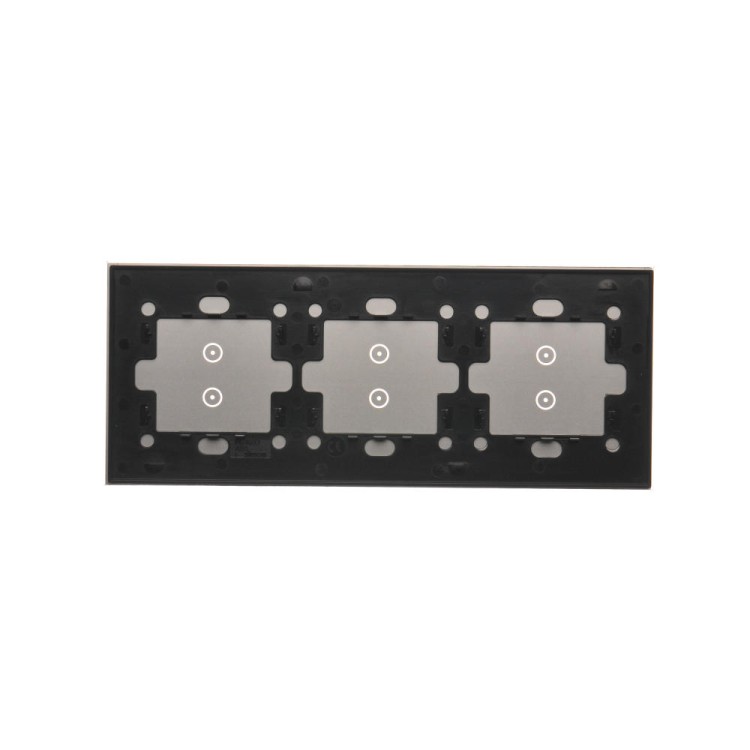 Panel dotykowy 3 moduły Simon 54 Touch DSTR3333/71 Kontakt-Simon srebrna mgła