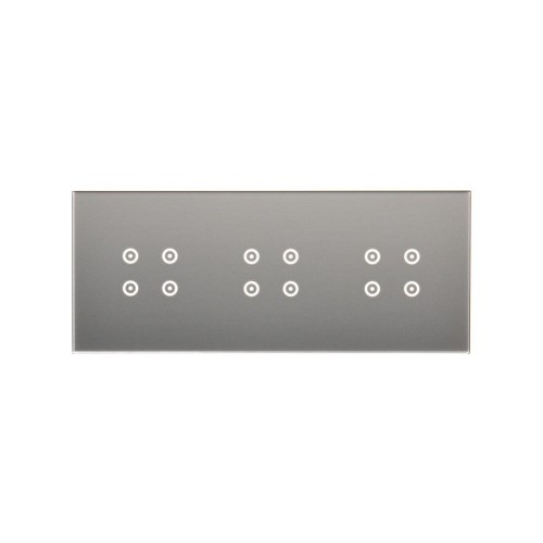 Panel dotykowy 3 moduły Simon 54 Touch DSTR3444/71 Kontakt-Simon srebrna mgła