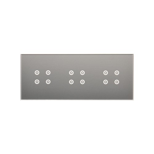Panel dotykowy 3 moduły Simon 54 Touch DSTR3444/71 Kontakt-Simon srebrna mgła