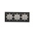 Panel dotykowy 3 moduły Simon 54 Touch DSTR3444/71 Kontakt-Simon srebrna mgła