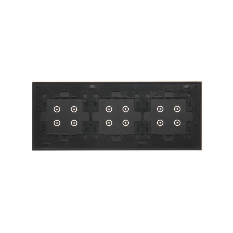 Panel dotykowy 3 moduły Simon 54 Touch DSTR3444/73 Kontakt-Simon zastygła lawa