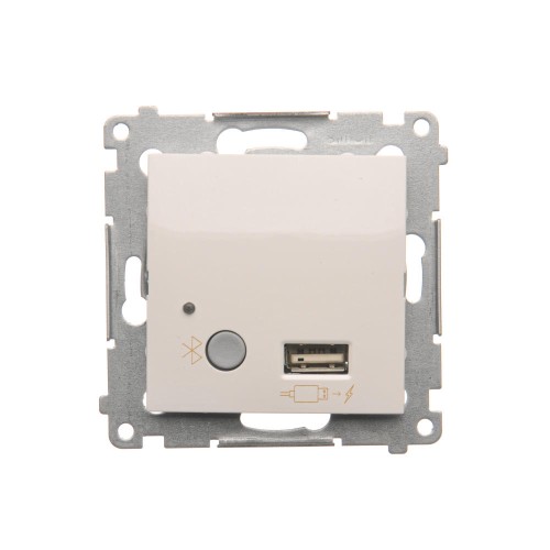 Odbiornik Bluetooth z ładowarką USB Simon 54 D7501385.01/11 Kontakt-Simon biały