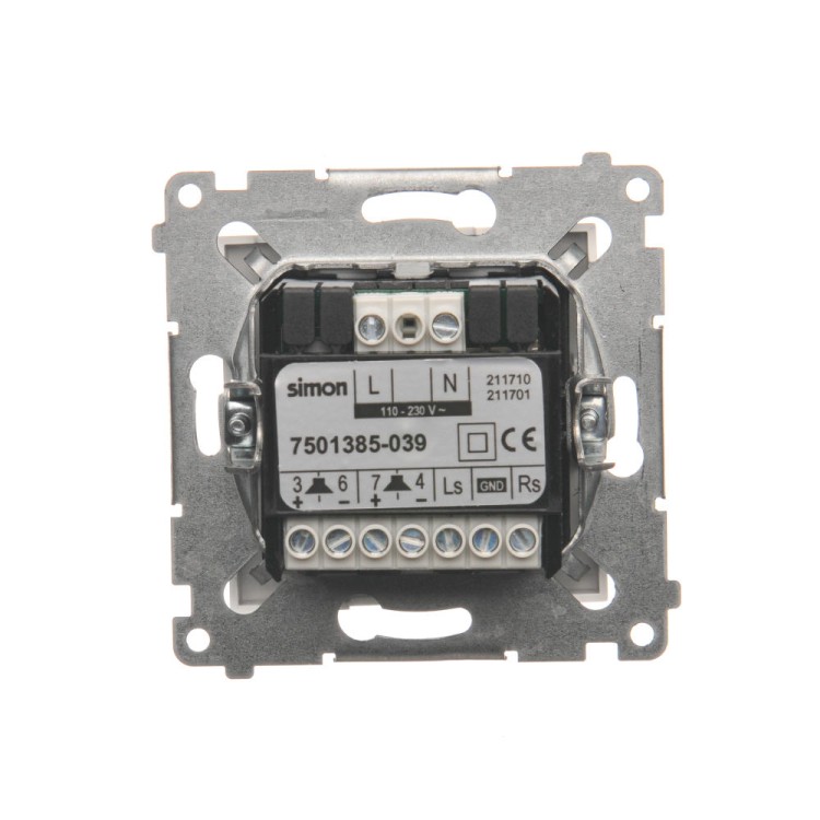 Odbiornik Bluetooth z ładowarką USB Simon 54 D7501385.01/11 Kontakt-Simon biały