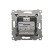 Odbiornik Bluetooth z ładowarką USB Simon 54 D7501385.01/48 Kontakt-Simon antracyt, metalizowany
