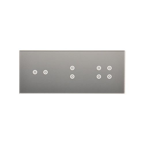 Panel dotykowy 3 moduły Simon 54 Touch DSTR3234/71 Kontakt-Simon srebrna mgła