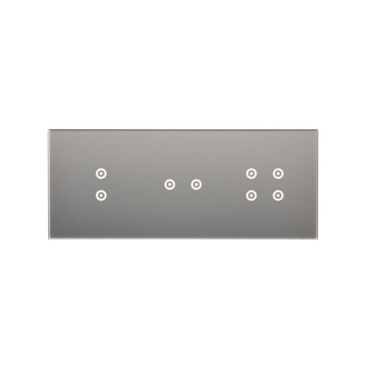 Panel dotykowy 3 moduły Simon 54 Touch DSTR3324/71 Kontakt-Simon srebrna mgła