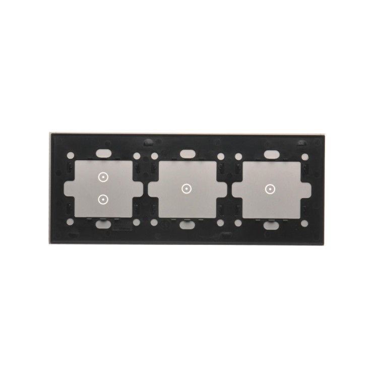 Panel dotykowy 3 moduły Simon 54 Touch DSTR3113/71 Kontakt-Simon srebrna mgła