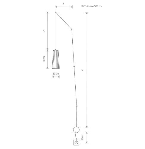 Lampa ścienna regulowana Kinkiet z włącznikiem Industrialny Loft DOVER BLACK I 9264 NOWODVORSKI Lighting GU10 nowoczesna oprawa oświetleniowa czarna pojedynczy zwis Inspiracje Premium