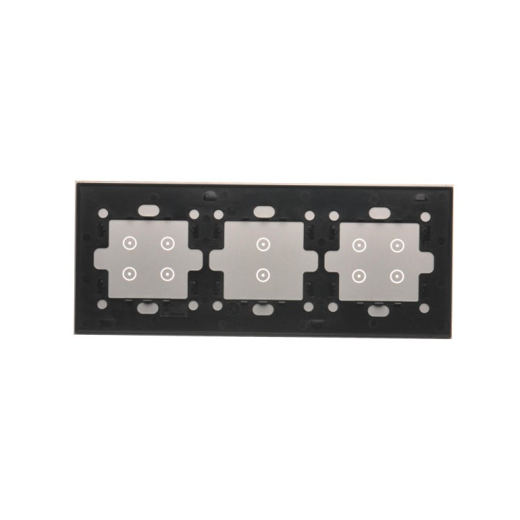 Panel dotykowy 3 moduły Simon 54 Touch DSTR3121/71 Kontakt-Simon srebrna mgła