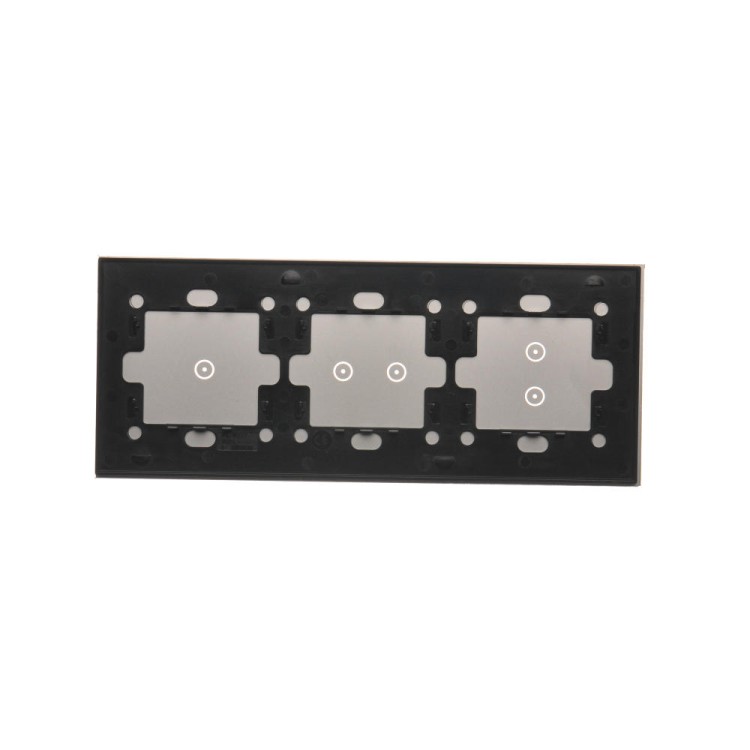 Panel dotykowy 3 moduły Simon 54 Touch DSTR3123/71 Kontakt-Simon srebrna mgła