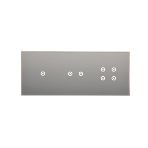 Panel dotykowy 3 moduły Simon 54 Touch DSTR3124/71 Kontakt-Simon srebrna mgła