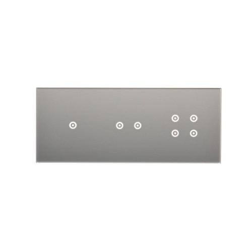Panel dotykowy 3 moduły Simon 54 Touch DSTR3124/71 Kontakt-Simon srebrna mgła