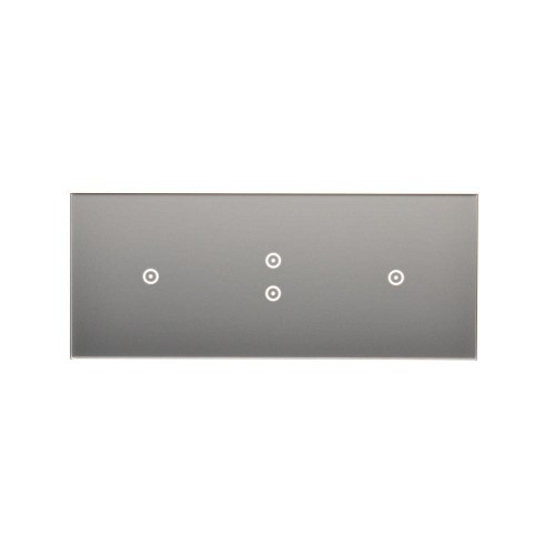 Panel dotykowy 3 moduły Simon 54 Touch DSTR3131/71 Kontakt-Simon srebrna mgła