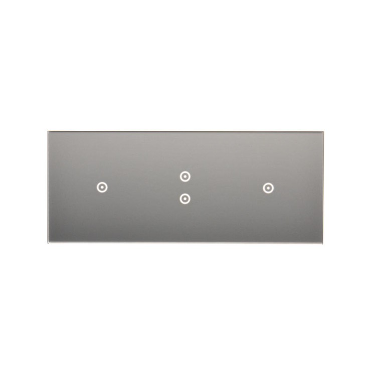 Panel dotykowy 3 moduły Simon 54 Touch DSTR3131/71 Kontakt-Simon srebrna mgła