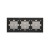 Panel dotykowy 3 moduły Simon 54 Touch DSTR3132/71 Kontakt-Simon srebrna mgła