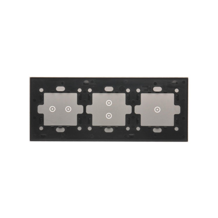 Panel dotykowy 3 moduły Simon 54 Touch DSTR3132/71 Kontakt-Simon srebrna mgła