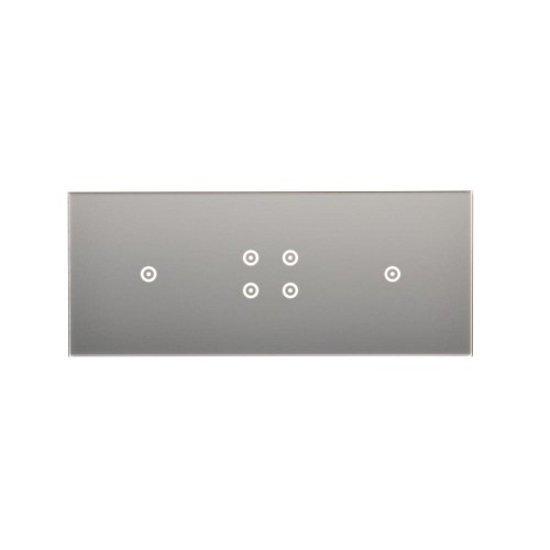 Panel dotykowy 3 moduły Simon 54 Touch DSTR3141/71 Kontakt-Simon srebrna mgła