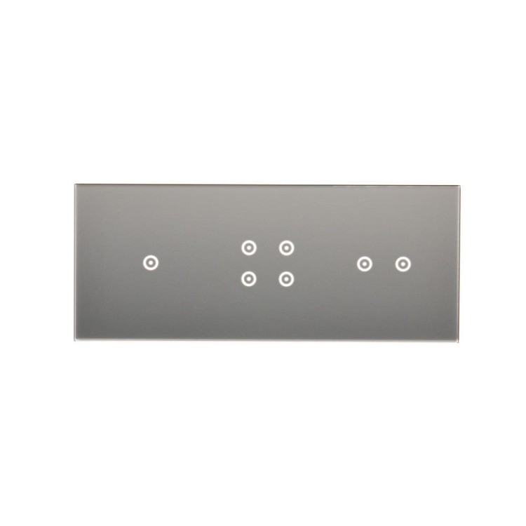 Panel dotykowy 3 moduły Simon 54 Touch DSTR3142/71 Kontakt-Simon srebrna mgła