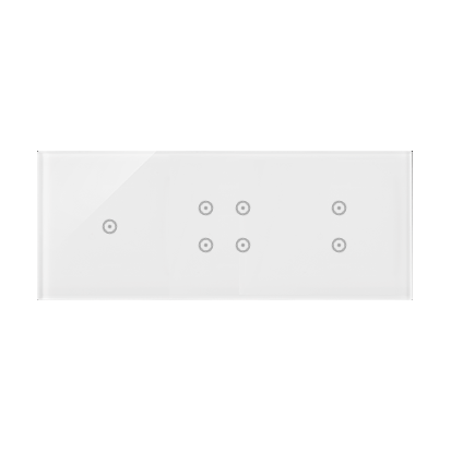 Panel dotykowy 3 moduły Simon 54 Touch DSTR3143/70 Kontakt-Simon biała perła