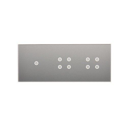 Panel dotykowy 3 moduły Simon 54 Touch DSTR3144/71 Kontakt-Simon srebrna mgła