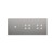 Panel dotykowy 3 moduły Simon 54 Touch DSTR3144/71 Kontakt-Simon srebrna mgła