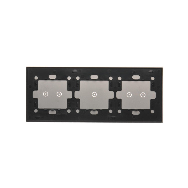 Panel dotykowy 3 moduły Simon 54 Touch DSTR3212/71 Kontakt-Simon srebrna mgła