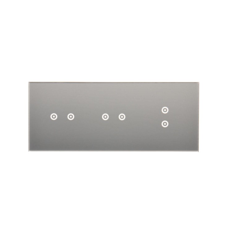 Panel dotykowy 3 moduły Simon 54 Touch DSTR3223/71 Kontakt-Simon srebrna mgła