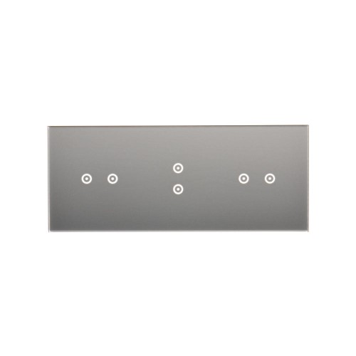 Panel dotykowy 3 moduły Simon 54 Touch DSTR3232/71 Kontakt-Simon srebrna mgła