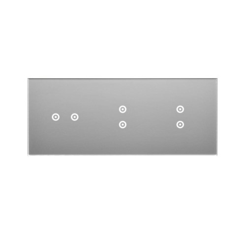 Panel dotykowy 3 moduły Simon 54 Touch DSTR3233/71 Kontakt-Simon srebrna mgła