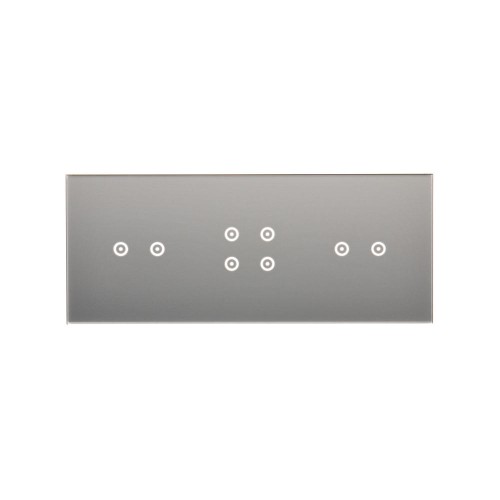 Panel dotykowy 3 moduły Simon 54 Touch DSTR3242/71 Kontakt-Simon srebrna mgła