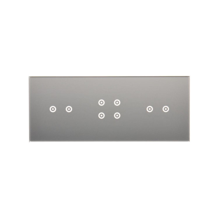 Panel dotykowy 3 moduły Simon 54 Touch DSTR3242/71 Kontakt-Simon srebrna mgła