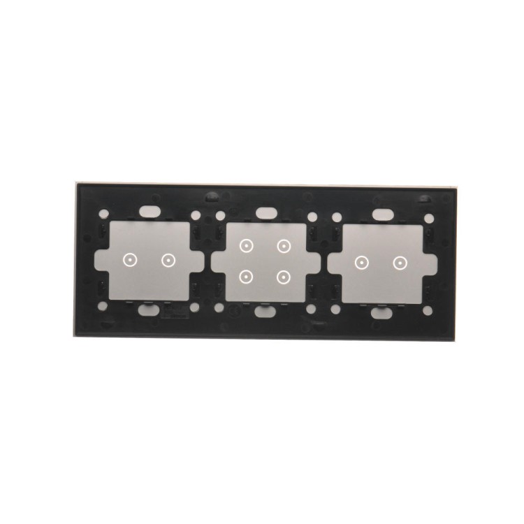 Panel dotykowy 3 moduły Simon 54 Touch DSTR3242/71 Kontakt-Simon srebrna mgła