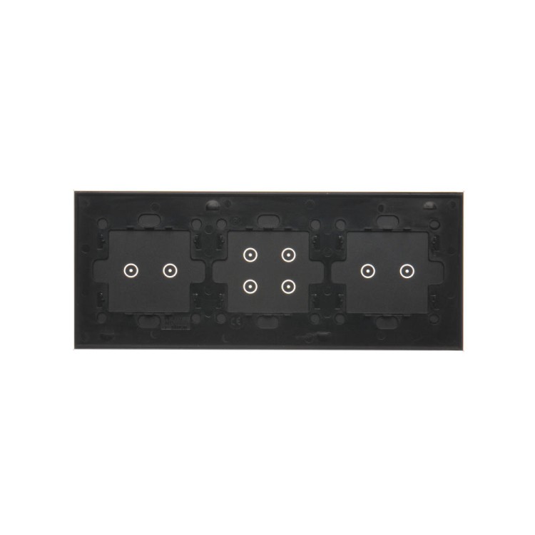 Panel dotykowy 3 moduły Simon 54 Touch DSTR3242/73 Kontakt-Simon zastygła lawa