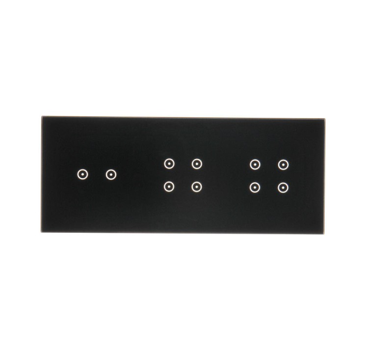 Panel dotykowy 3 moduły Simon 54 Touch DSTR3244/73 Kontakt-Simon zastygła lawa