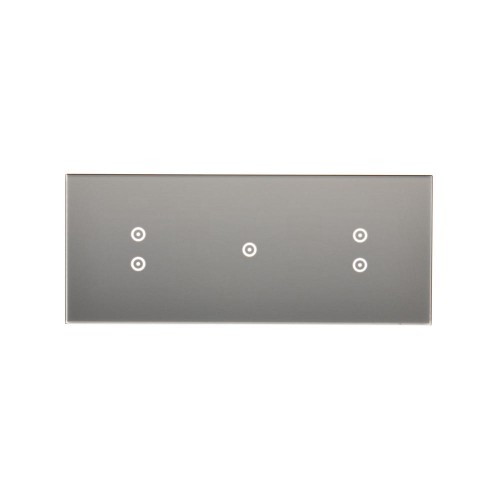 Panel dotykowy 3 moduły Simon 54 Touch DSTR3313/71 Kontakt-Simon srebrna mgła