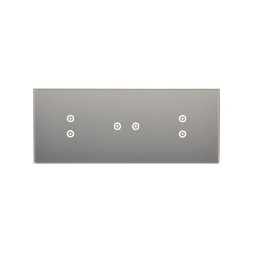 Panel dotykowy 3 moduły Simon 54 Touch DSTR3323/71 Kontakt-Simon srebrna mgła