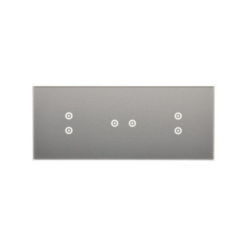 Panel dotykowy 3 moduły Simon 54 Touch DSTR3323/71 Kontakt-Simon srebrna mgła