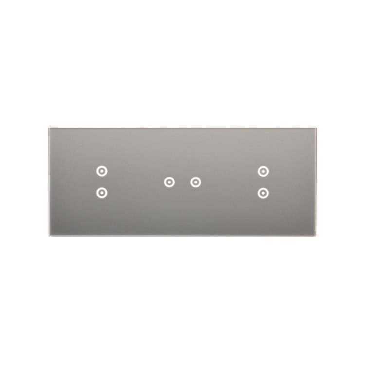 Panel dotykowy 3 moduły Simon 54 Touch DSTR3323/71 Kontakt-Simon srebrna mgła