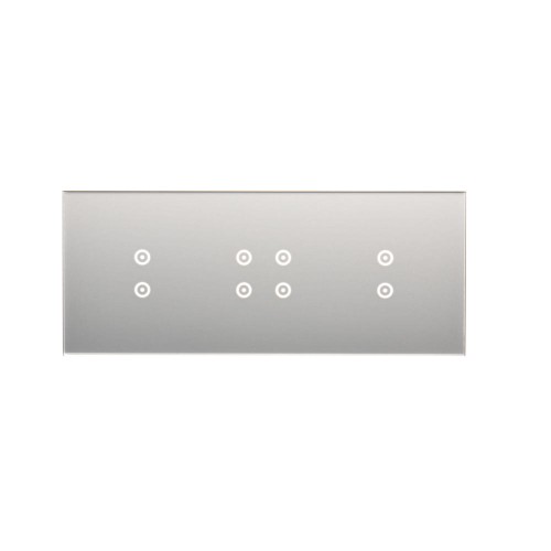 Panel dotykowy 3 moduły Simon 54 Touch DSTR3343/71 Kontakt-Simon srebrna mgła