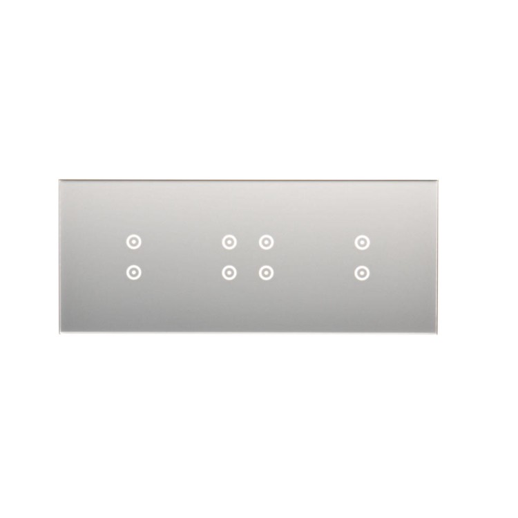 Panel dotykowy 3 moduły Simon 54 Touch DSTR3343/71 Kontakt-Simon srebrna mgła