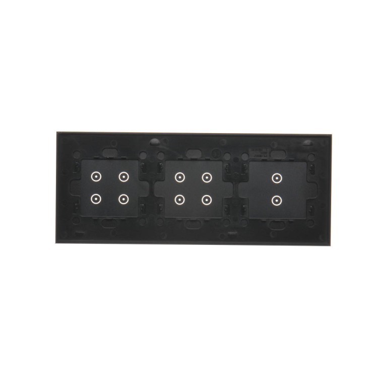 Panel dotykowy 3 moduły Simon 54 Touch DSTR3344/73 Kontakt-Simon zastygła lawa