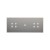Panel dotykowy 3 moduły Simon 54 Touch DSTR3414/71 Kontakt-Simon srebrna mgła