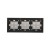 Panel dotykowy 3 moduły Simon 54 Touch DSTR3414/71 Kontakt-Simon srebrna mgła