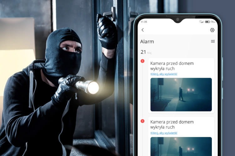 Zestaw do Monitoringu bezprzewodowy 4-kanałowy CCTV Wi-Fi Connect C200 KM2240 Kruger&Matz 4 kamery IP Tuya SMART rejestrator system bezprzewodowego