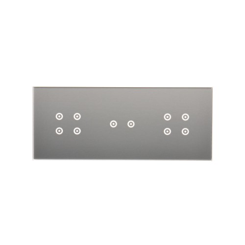 Panel dotykowy 3 moduły Simon 54 Touch DSTR3424/71 Kontakt-Simon srebrna mgła
