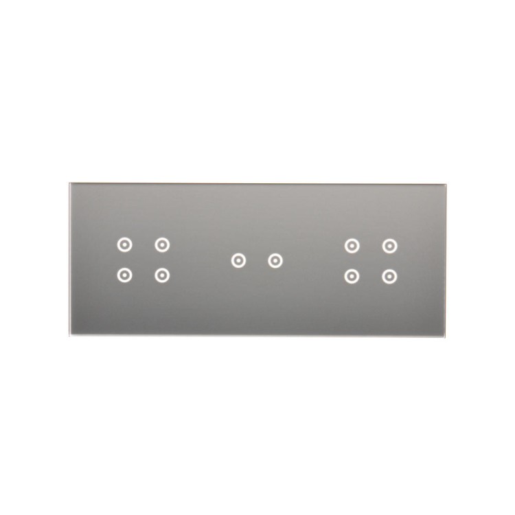 Panel dotykowy 3 moduły Simon 54 Touch DSTR3424/71 Kontakt-Simon srebrna mgła